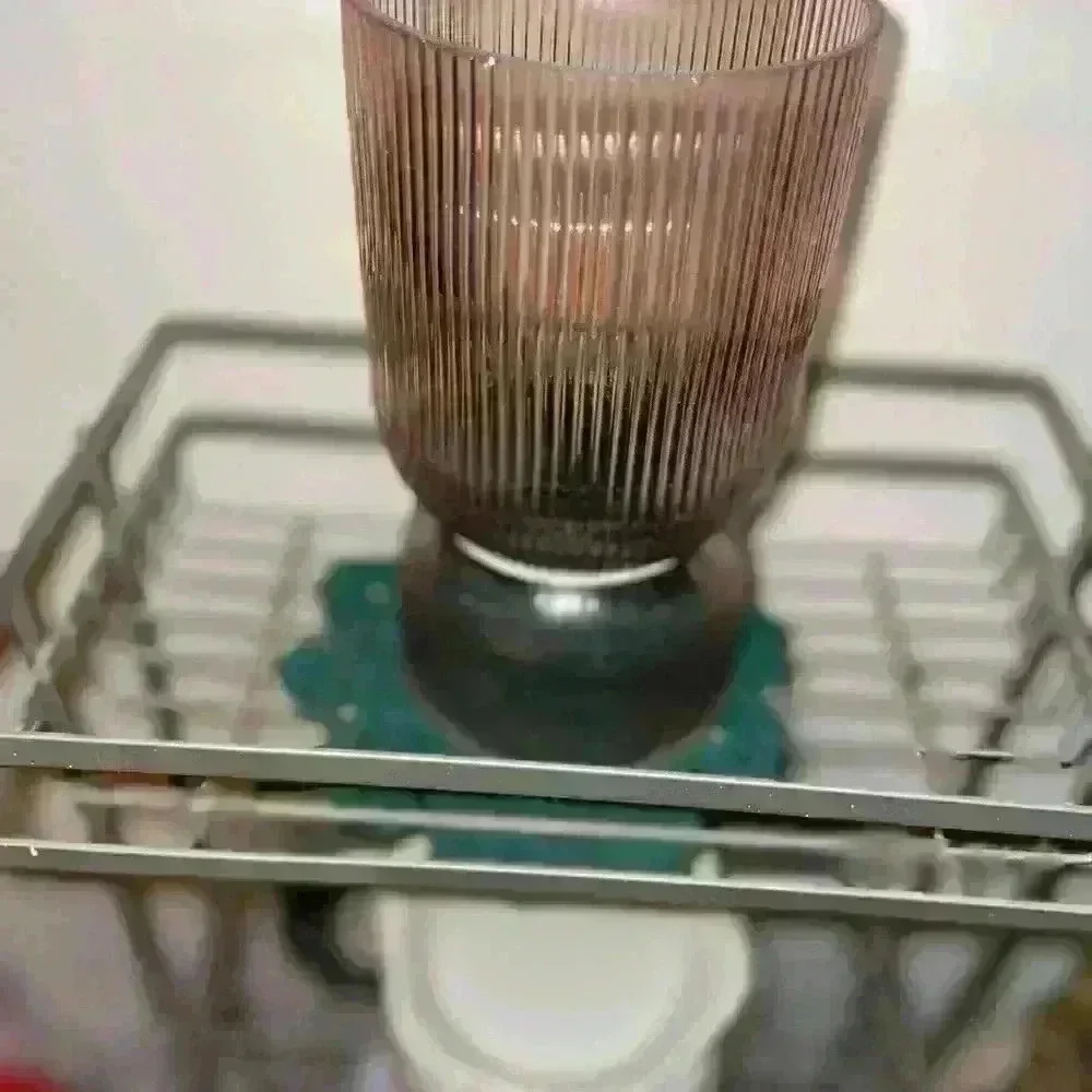 W&A fluted LED glass table light